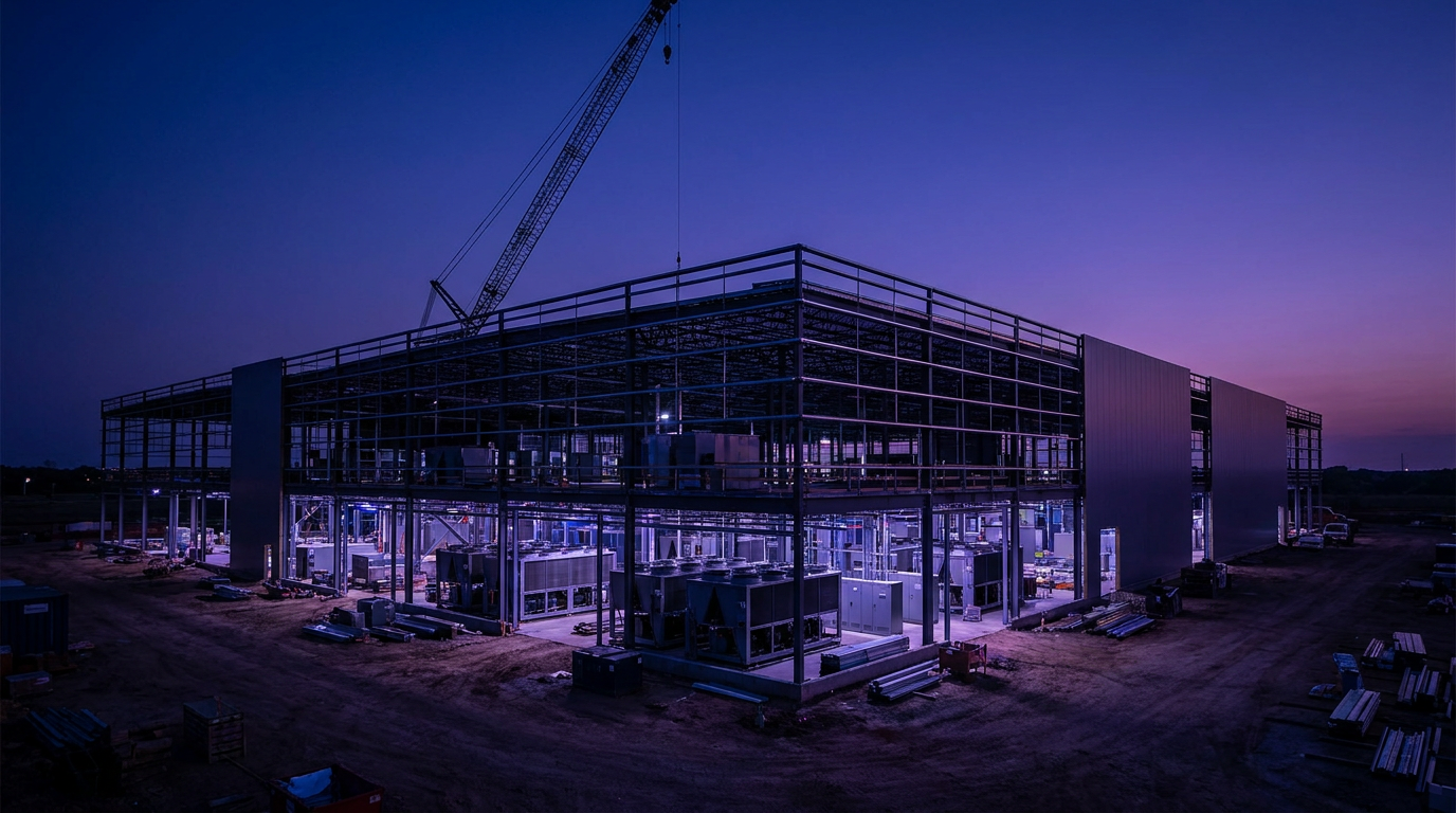 Technology Kings data center under construction